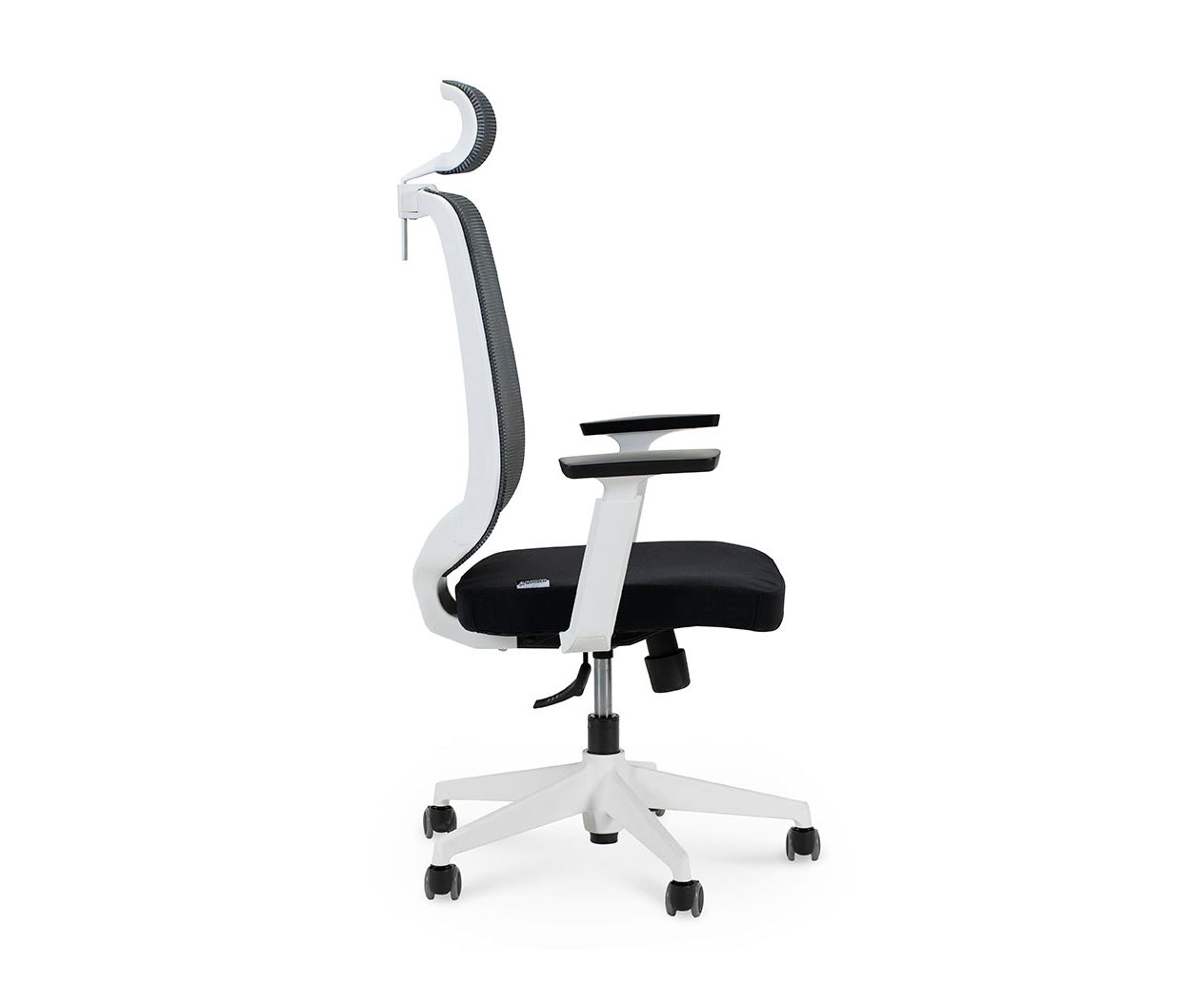 Кресло офисное Лондон офис вхите пластиc Серый/Черный / white plastic