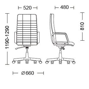 Кресло руководителя ATLANT EXTRA 1.031 (ECO-30)