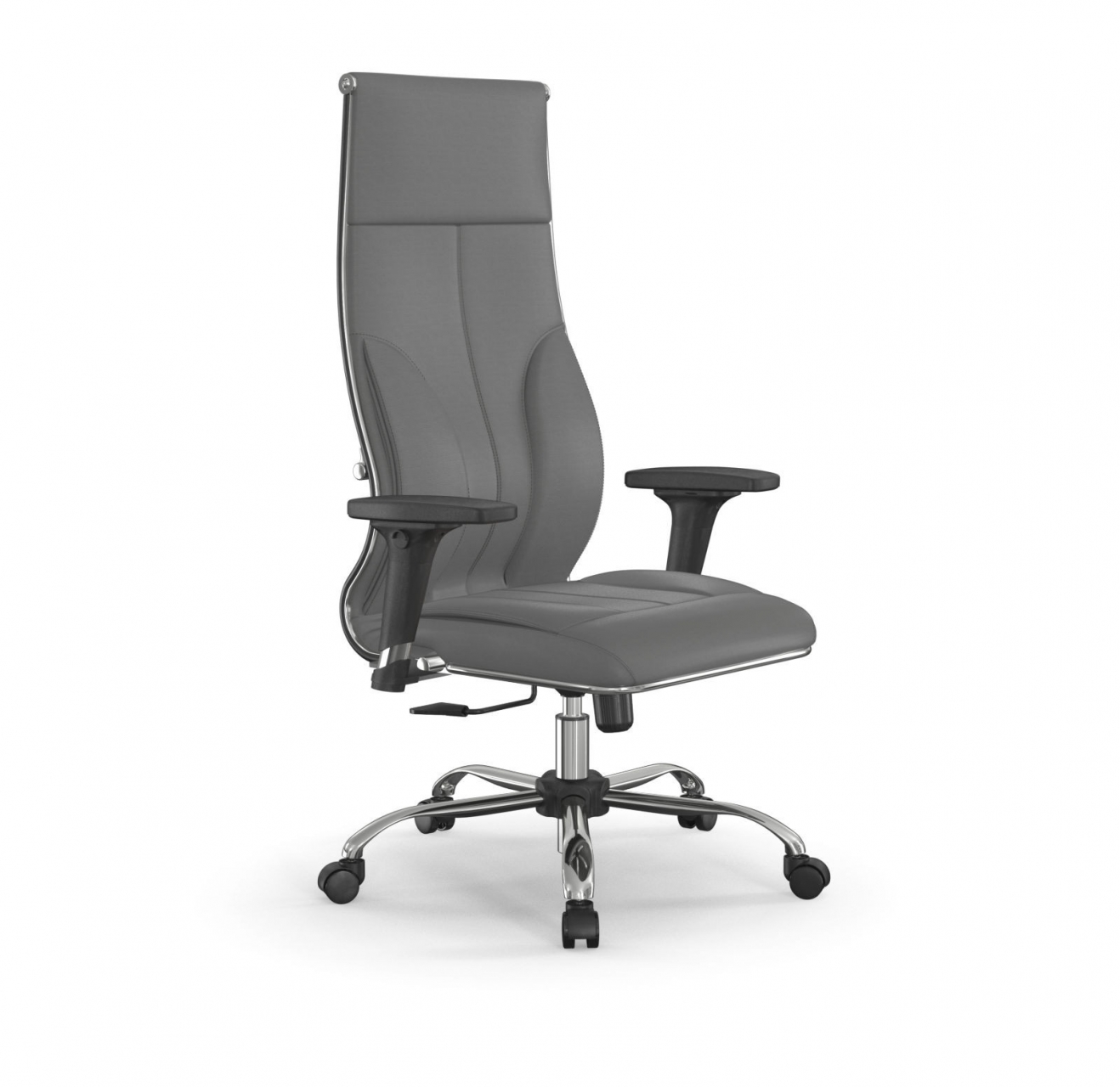 Кресло руководителя Мetta L 1m 46/2D Infinity Easy Clean (MPES) Комплект 5 Серое
