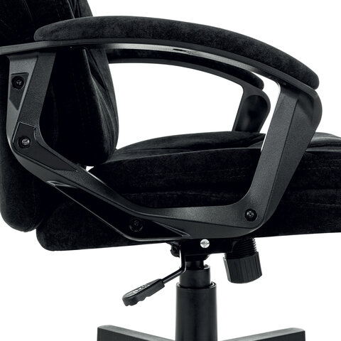 Кресло офисное BRABIX PREMIUM Trend EX-568 велюр Черное