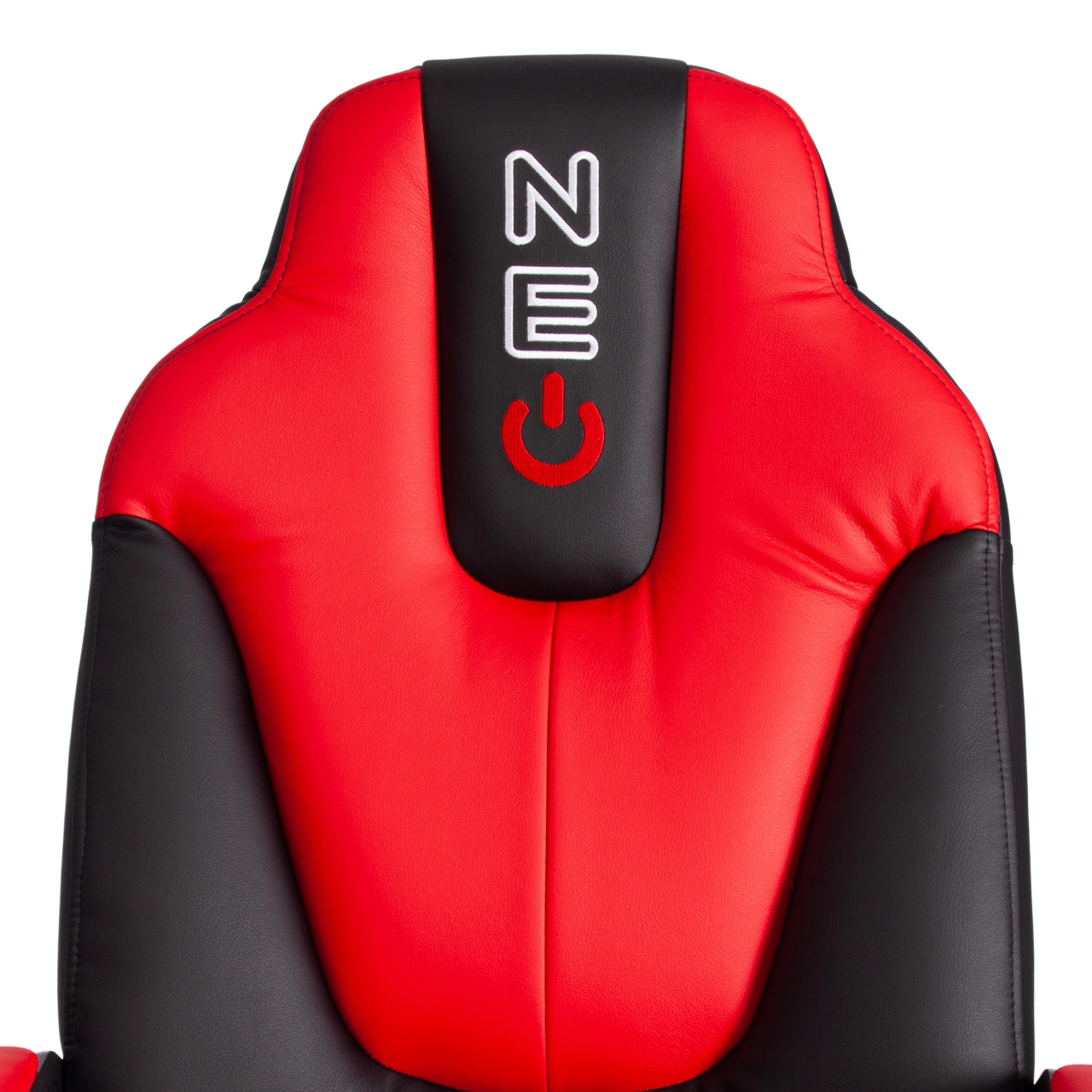 Кресло NEO 2 (22) экокожа Черный/красный 36-6/36-161