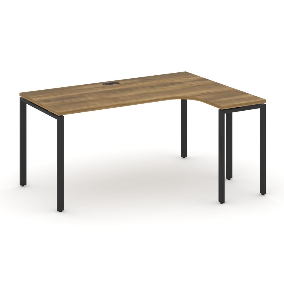 Стол эргономичный правый CONCEPT CN.OSA-002(R) Сандал Янтарный Черный