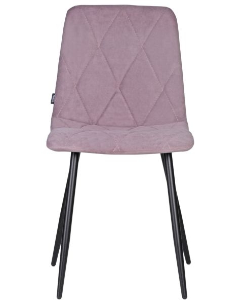 Стул обеденный DOBRIN CHILLY ROMBO (Лавандовый Simple 48, основание черное) 4 шт