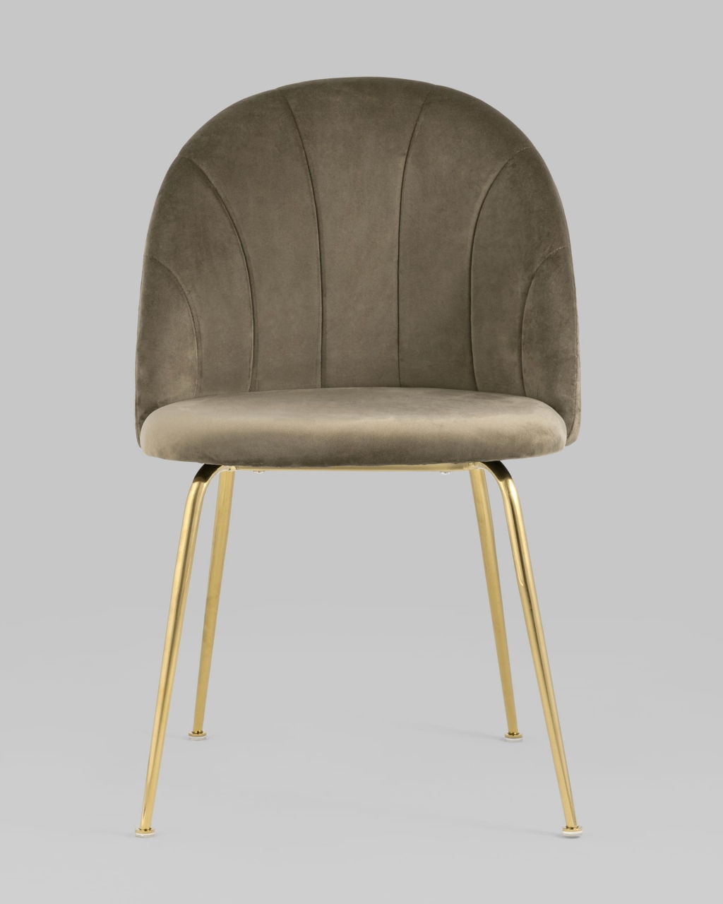 Стул Kiwi Gold велюр Коричневый