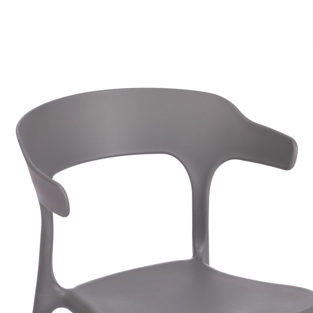 Стул TON (mod. PC36) пластик, 49,5 х 50 х 75,5 см , Dark-grey (темно-cерый) 15537