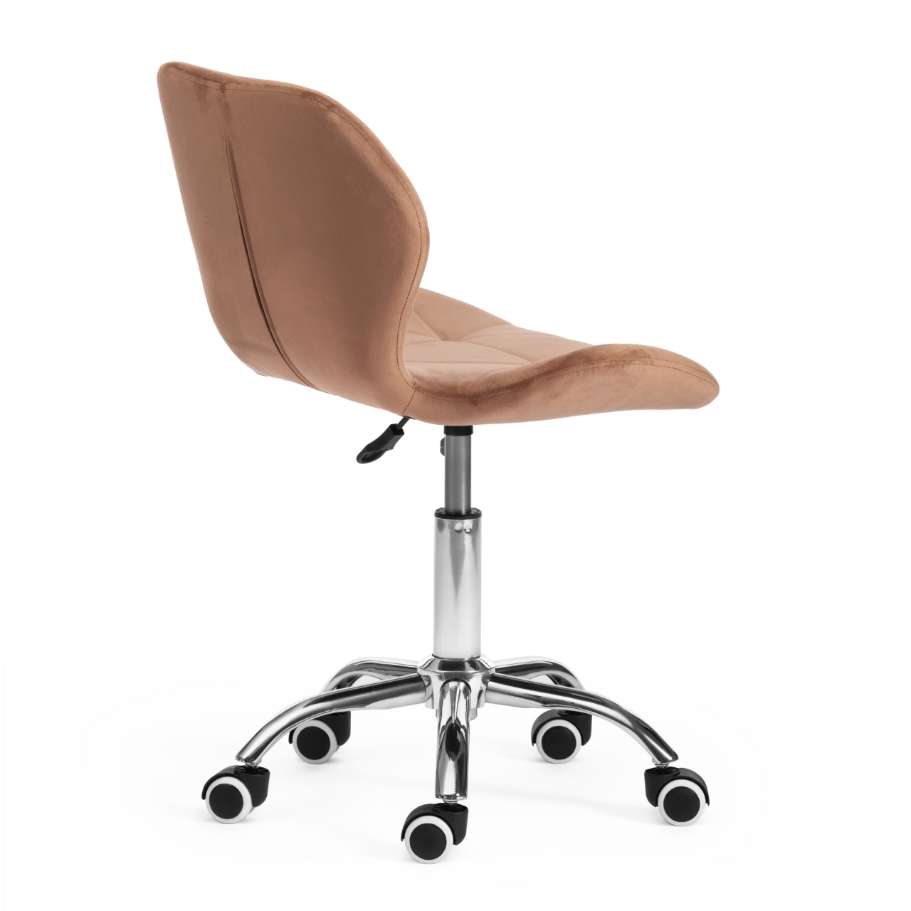 Офисное кресло Recaro (mod.007) металл, вельвет, 45x74+10см, коричневый (HLR11)