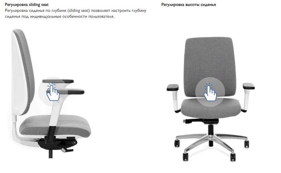 Кресло офисное DION 870 1D black SLW 50 Черное