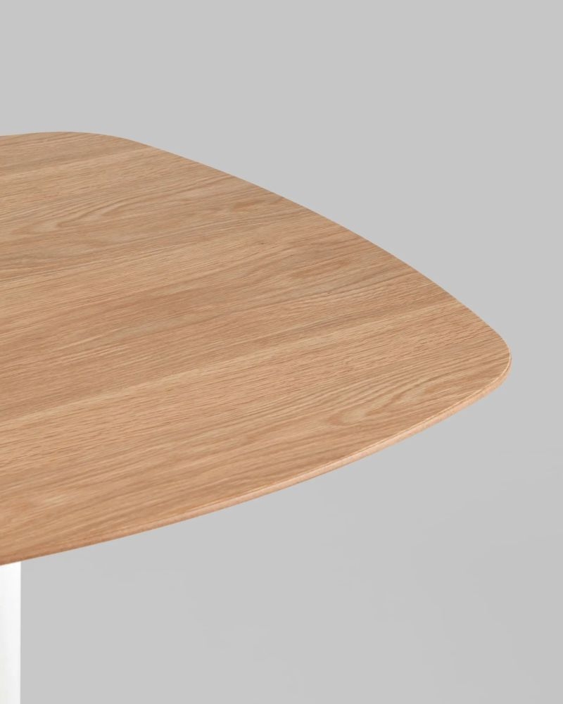 Стол барный Form 60*60 Светлое дерево/белый