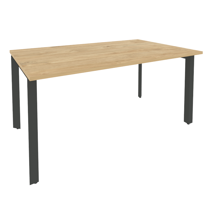 Стол переговорный (1 столешница) ONIX O.MP-PRG-1.4 Тиквуд Светлый/Антрацит