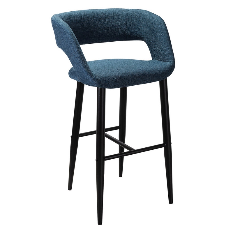 Стул барный Walter Сканди Блю Арт (Б)