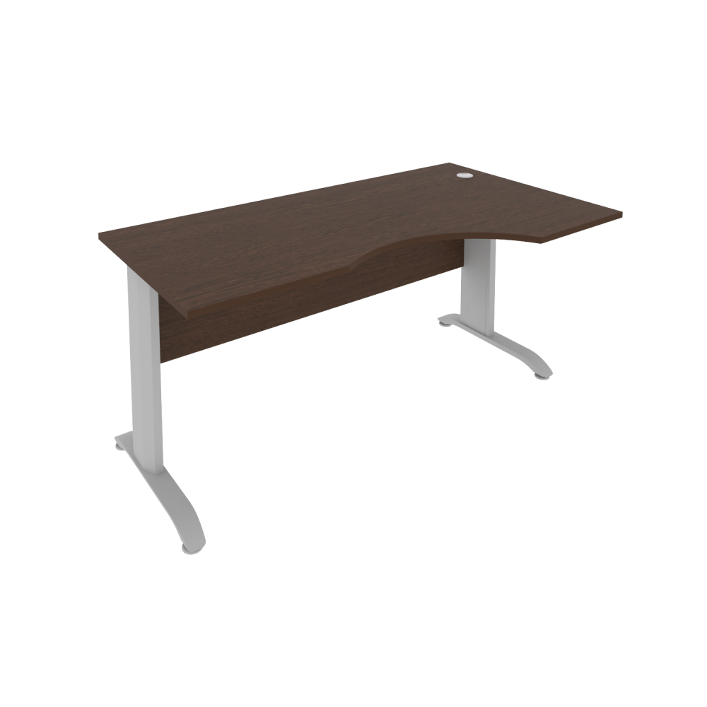 Стол криволинейный правый Riva ПЛ.СА-1 Пр Венге/Металлик