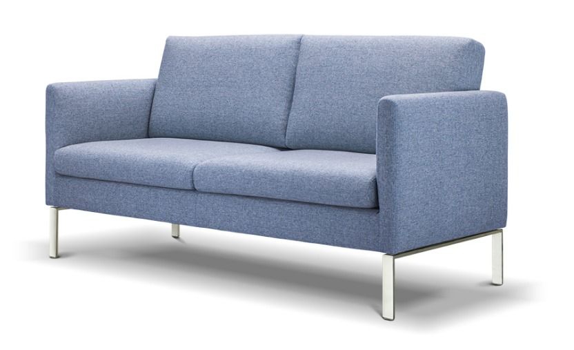 Диван двухместный Отто 2 Серо-голубой
