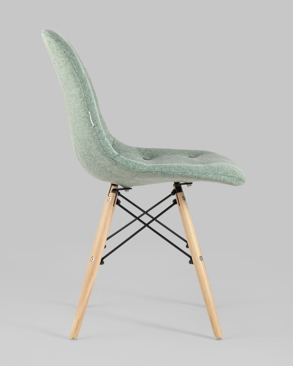 Стул DSW SOFT рогожка Мятный