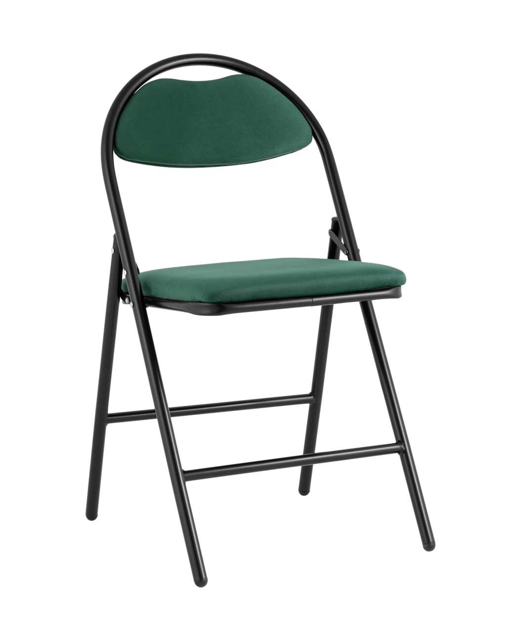 Стул складной Hagen black велюр Зеленый
