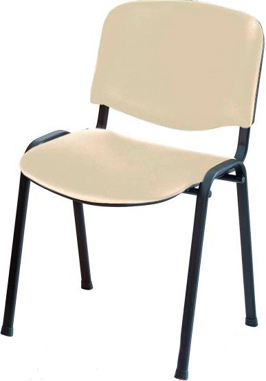 Стул ZP_UP_EChair Rio ИЗО чёрн к/з бежевый 550724