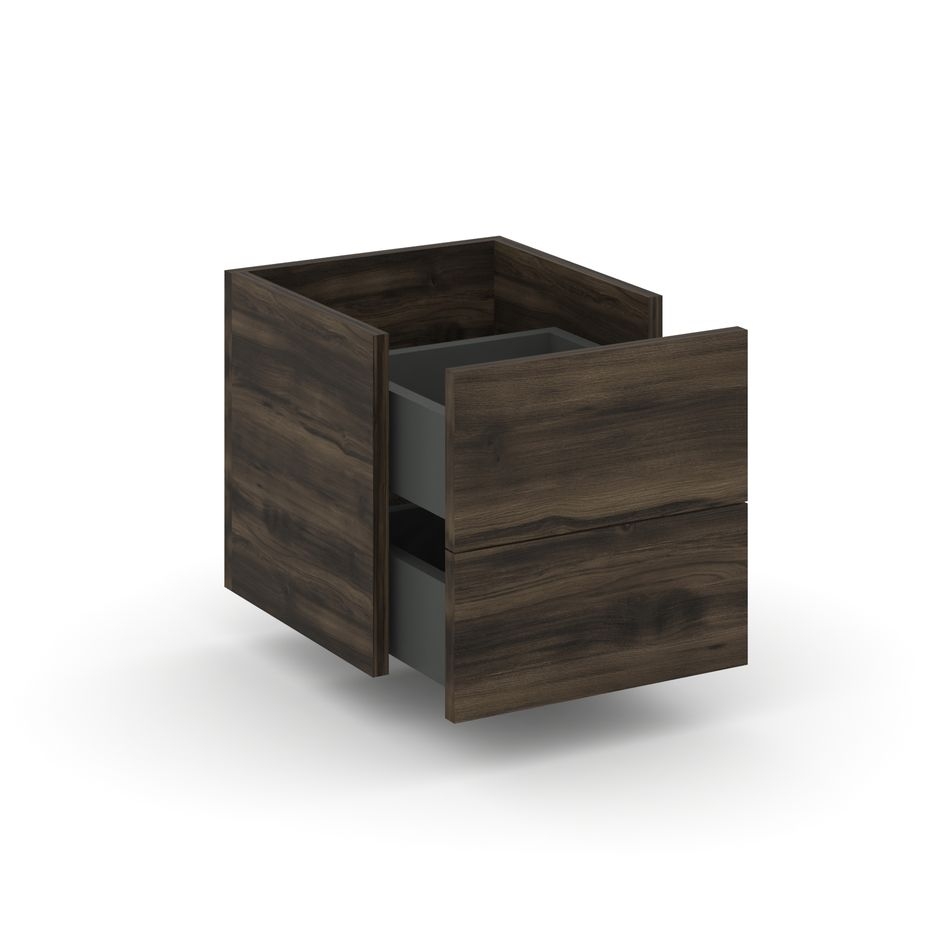 Вставка в надставку - два ящика+ЗС CONCEPT CN.NP-002 Дуб Мали Антрацит