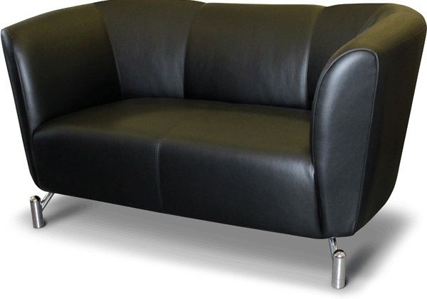 Диван двухместный Ницца 2 Черный