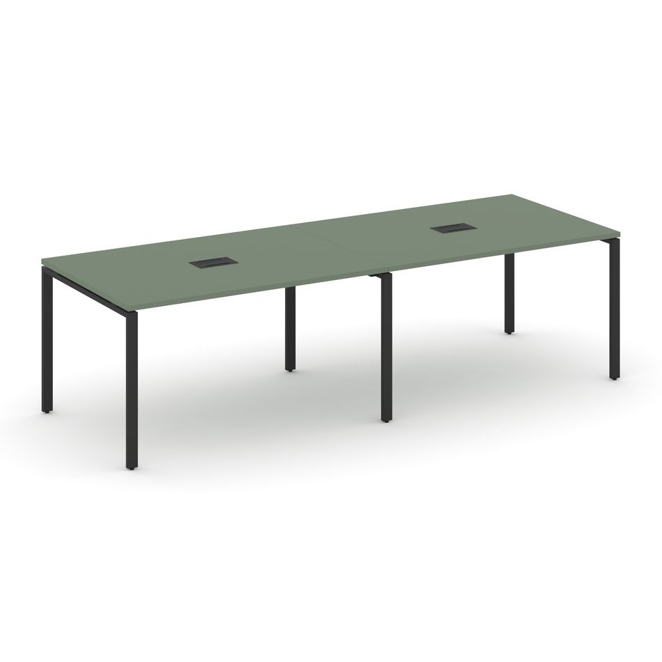 Стол переговорный (2 столешницы) CONCEPT CN.PRG-024 Кобо Черный