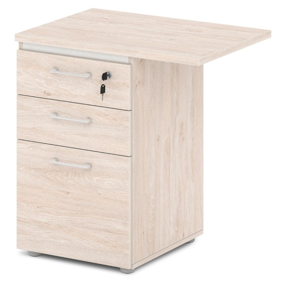 Тумба приставная Sentida S-297 левая Дуб Верцаска светлый