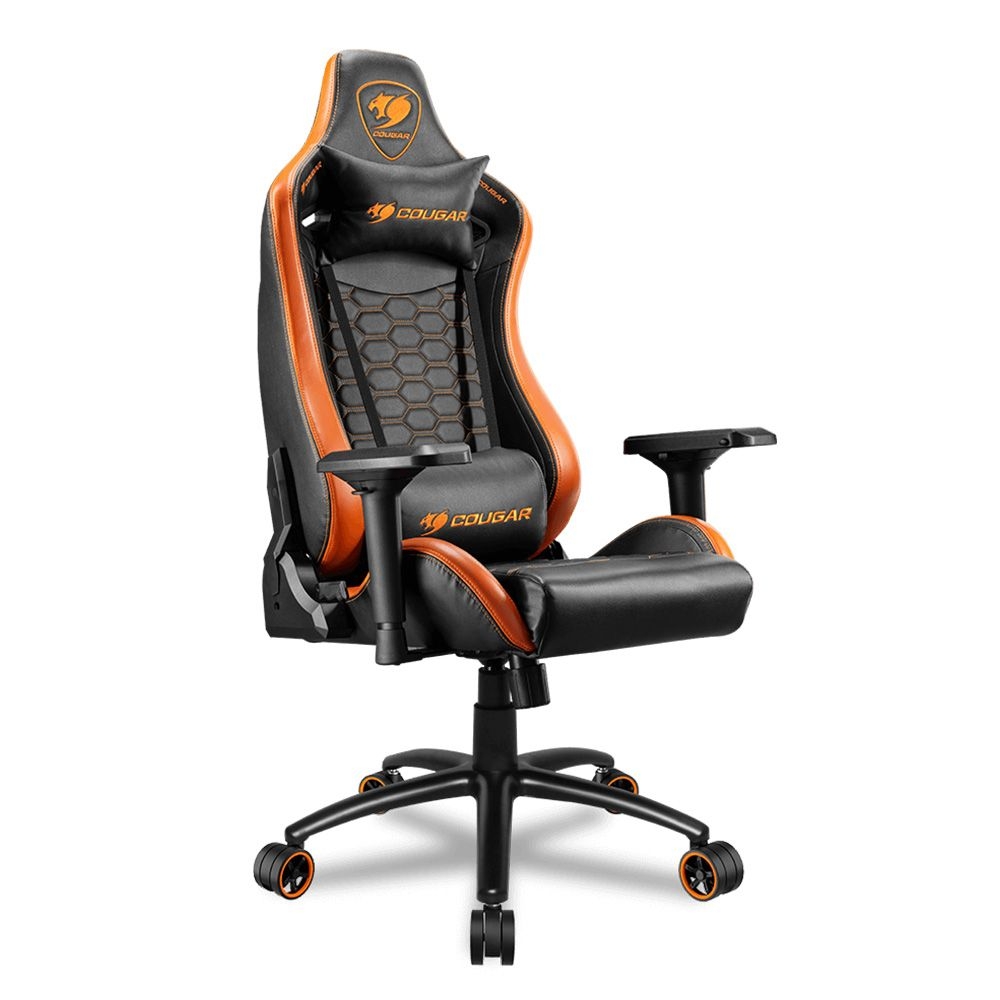 Кресло геймерское COUGAR OUTRIDER S Black-Orange