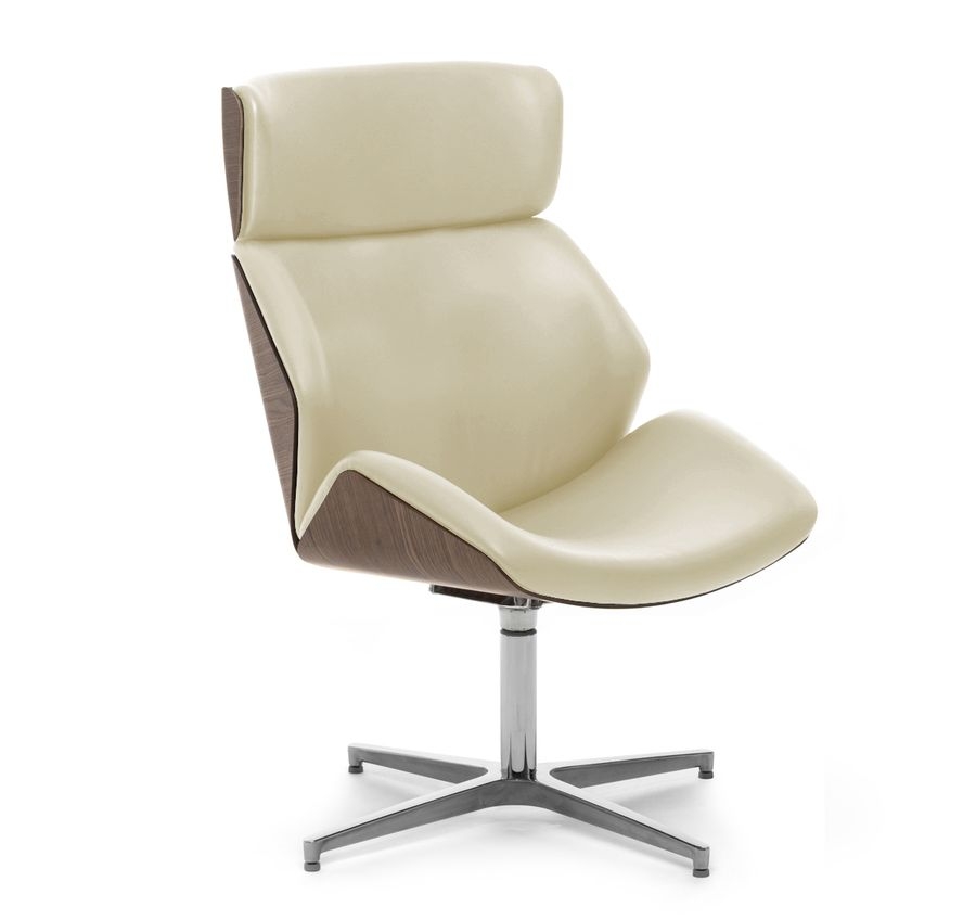 Кресло CHARM/A Wood Nut Rio Latte Бежевый Орех