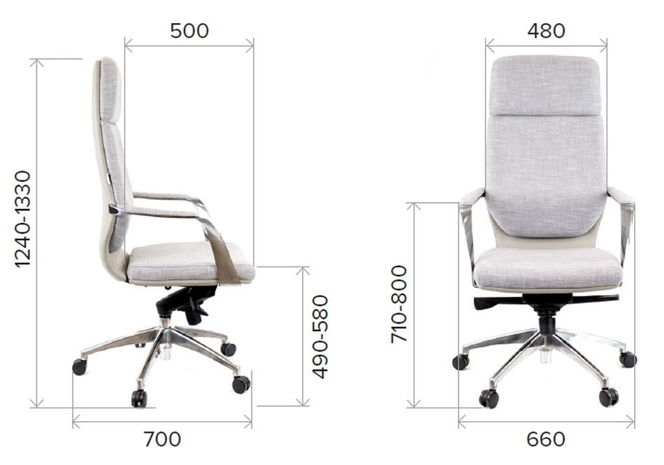 Кресло для руководителя Everprof Paris Экокожа Черный