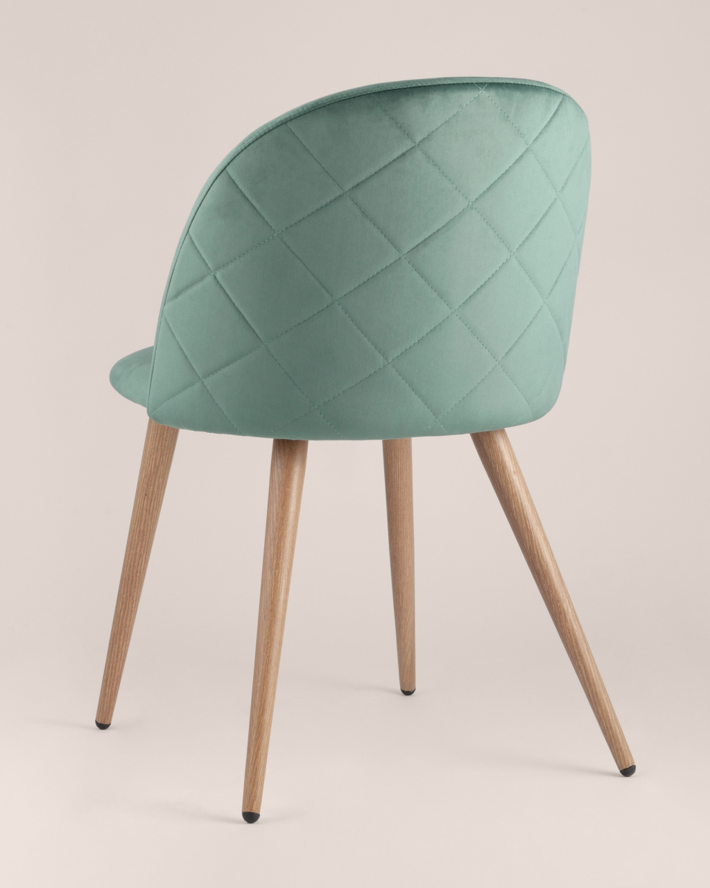 Стул Лион с ромбами Мятный