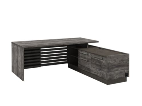 Стол Z-220пр.1000 правый с блоком розеток Сосна Пасадена/Бетон Чикаго