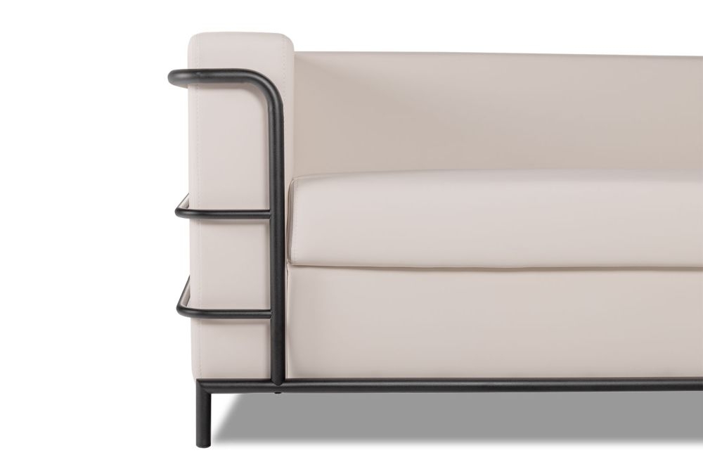 Диван трехместный Аполло 2.0 (3Д) Черный Euroline 9100