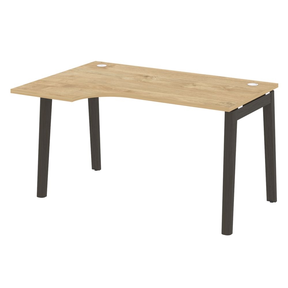 Стол эргономичный левый ONIX WOOD OW.SA-2(L) Тиквуд Светлый/Темный