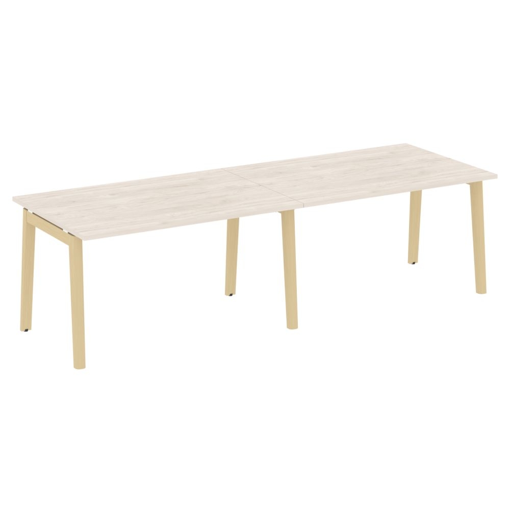 Стол переговорный (2 столешницы) ONIX WOOD OW.PRG-2.3 Денвер Светлый/Светлый