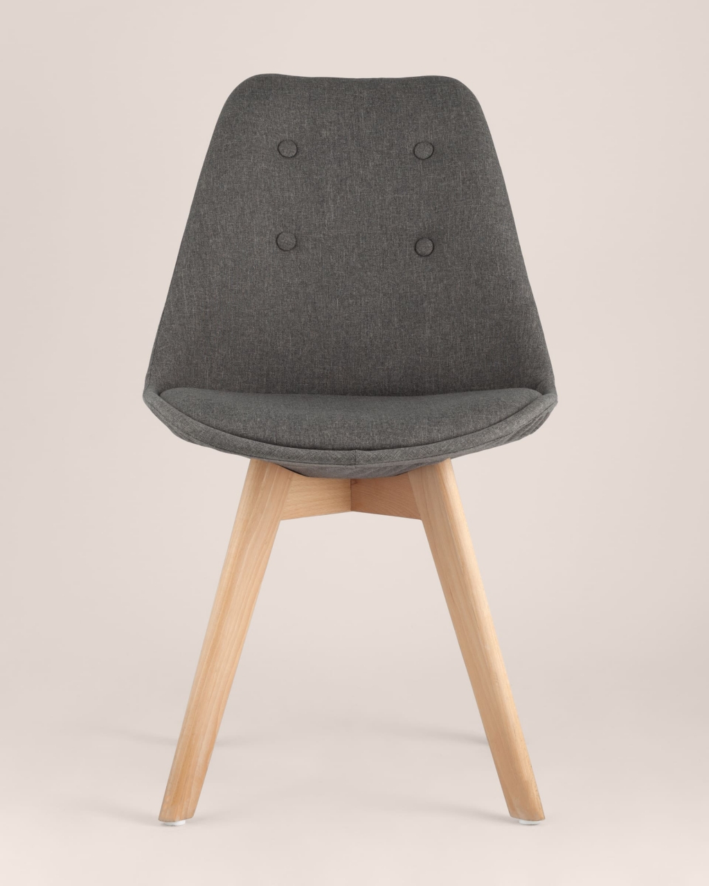 Обеденная группа стол Oslo Round WT 80 см, 3 стула TARIQ Серый