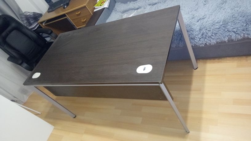 Стол прямой IMAGO-S СП-3SD венге магия алюминий