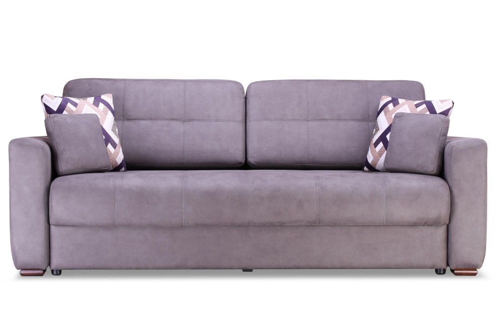 Диван Фреско Оптима замша лезерзер грей 720