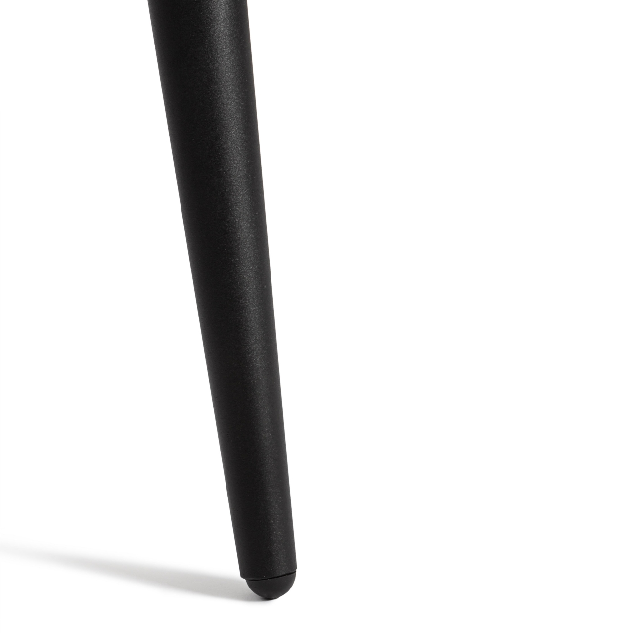 Стол URANUS ЛДСП/металл, 90x90x77 см, Белый/Черный