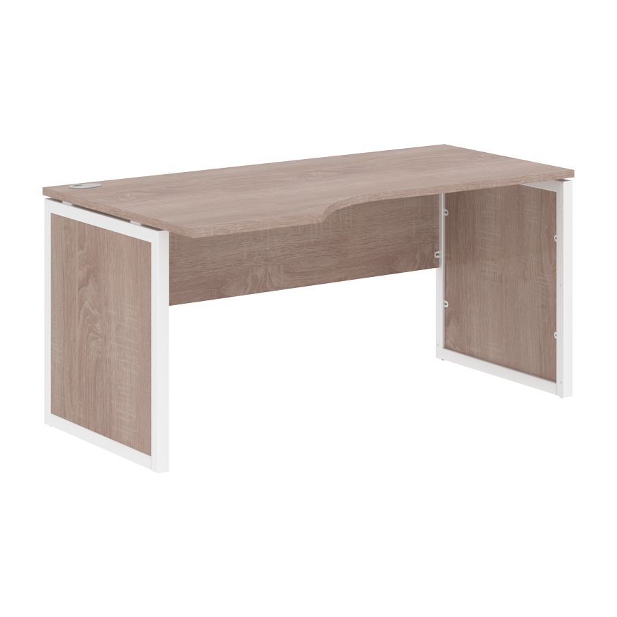 Стол письменный левый XTEN-QP XQPCET 169 L Дуб Сонома Белый