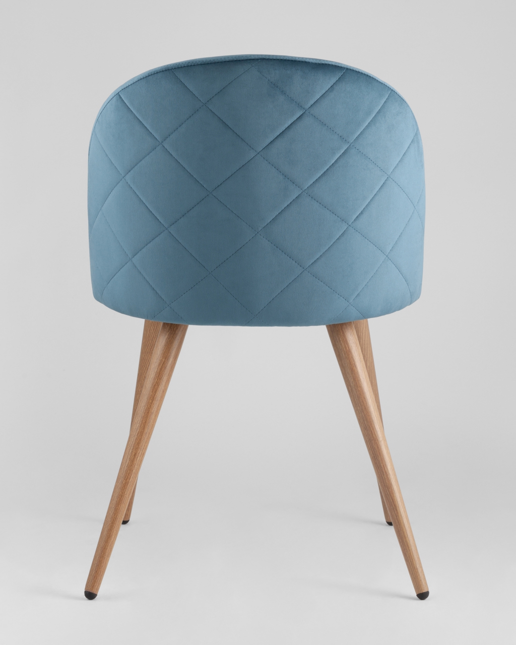 Стул Лион с ромбами Голубой