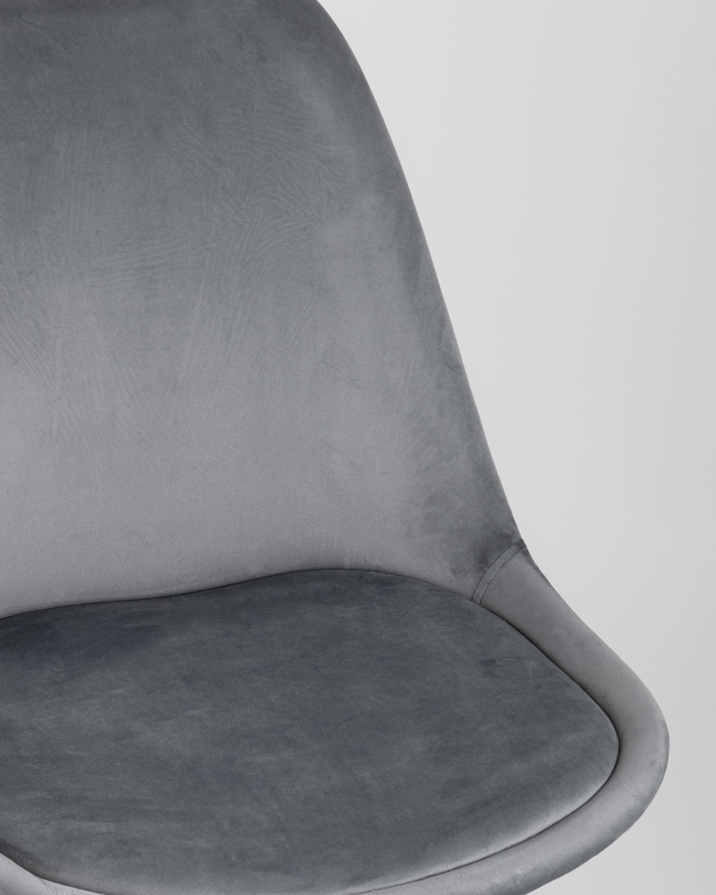 Стул обеденный FRANKFURT велюр Серый