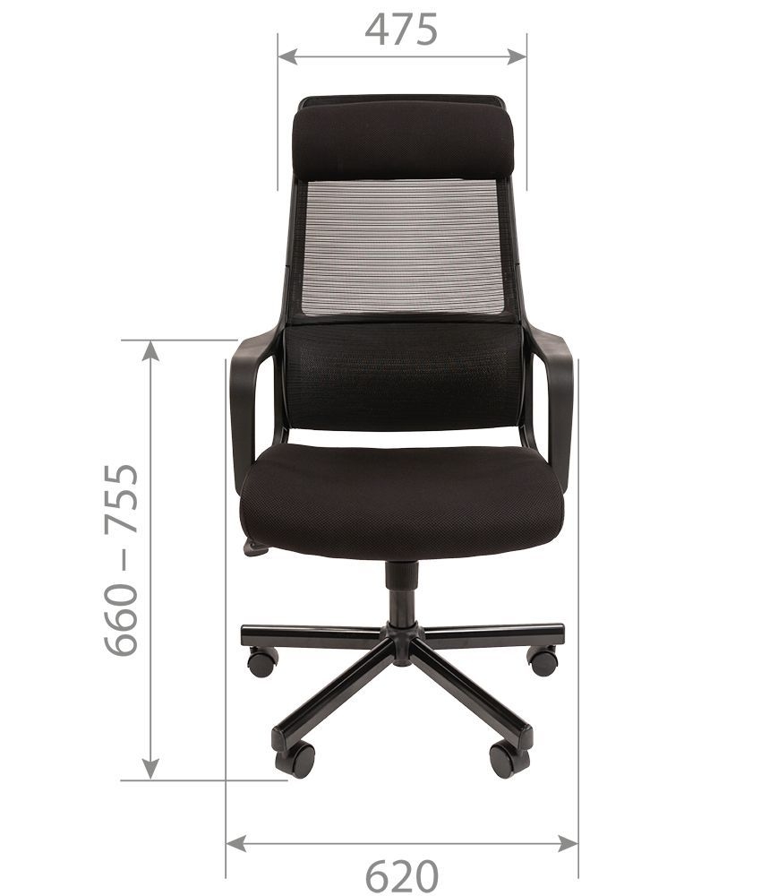 Кресло руководителя Chairman 590 Черный