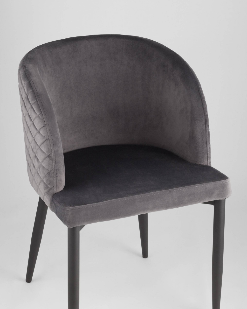 Стул Оскар NEW велюр Серый