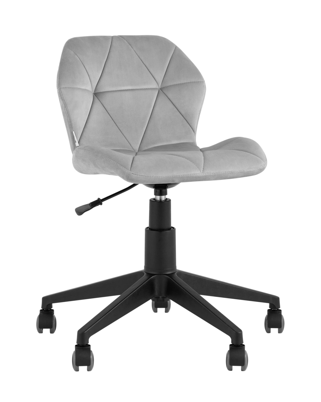 Кресло компьютерное Эдвин Серый велюр