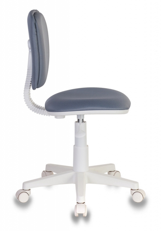 Кресло детское Бюрократ CH-W204NX (пластик белый) Серый 15-48