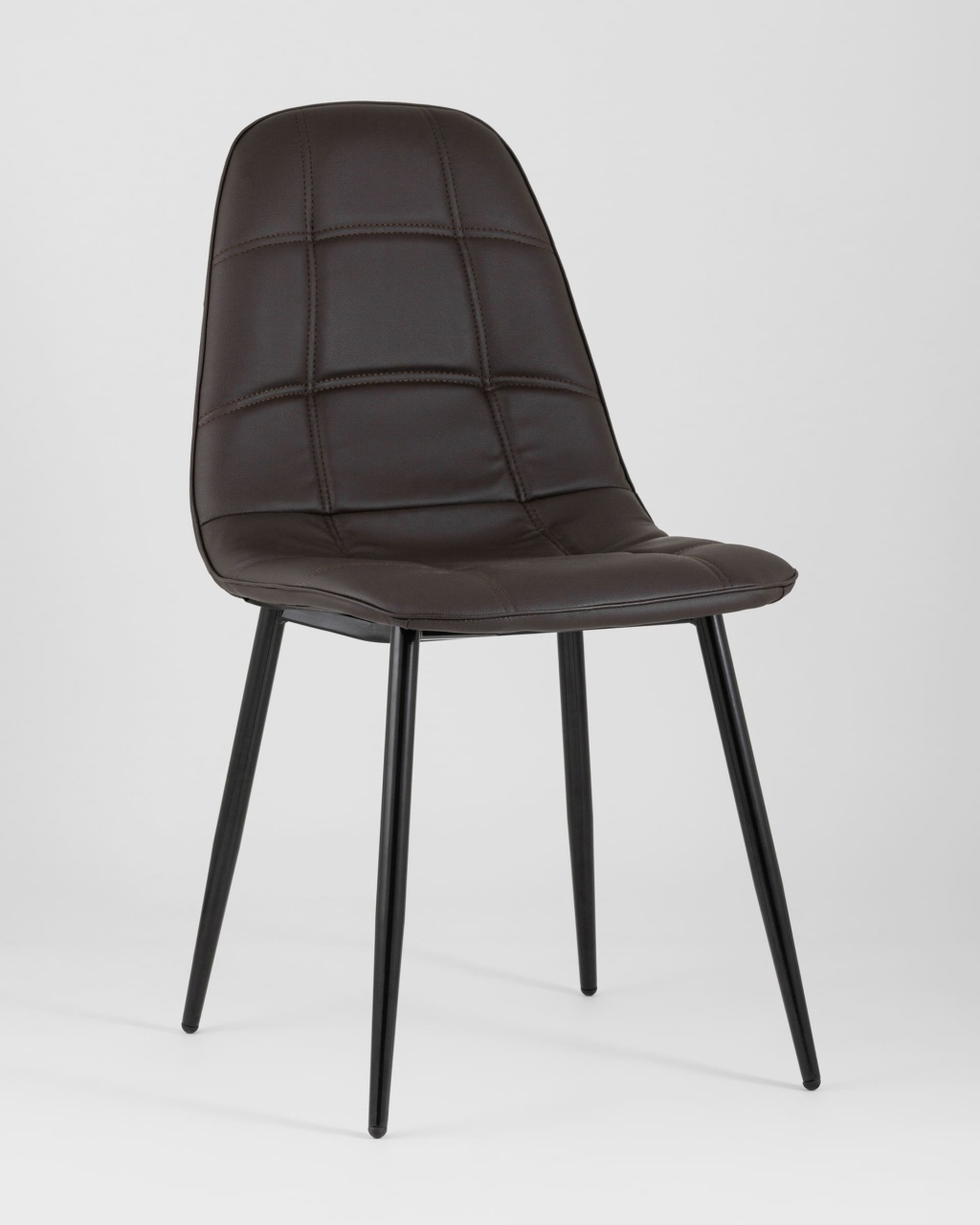 Стул Тейлор экокожа Тёмно-коричневый