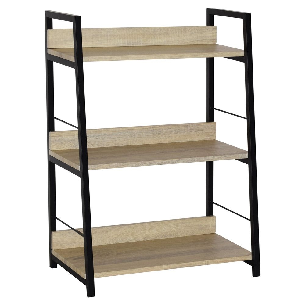 Стеллаж на металлокаркасе BRABIX LOFT SH-002 Дуб натуральный