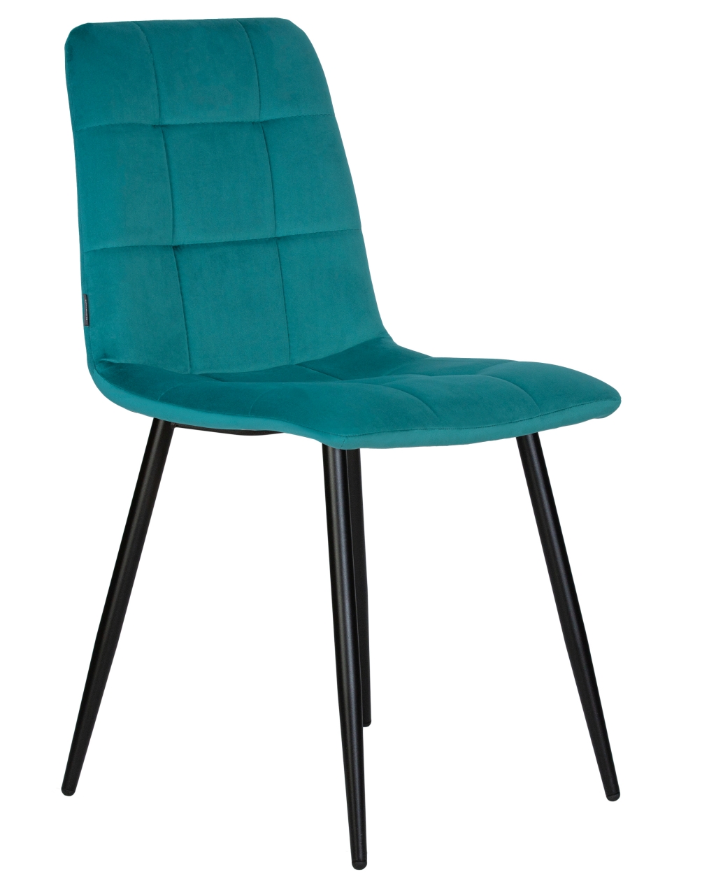 Стул обеденный DOBRIN CHILLY (Морской волны Holland 56, основание черное) 4 шт