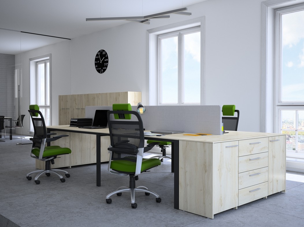 Тумба приставная к столу-тандему Саньяна N-692 Дуб Вотан