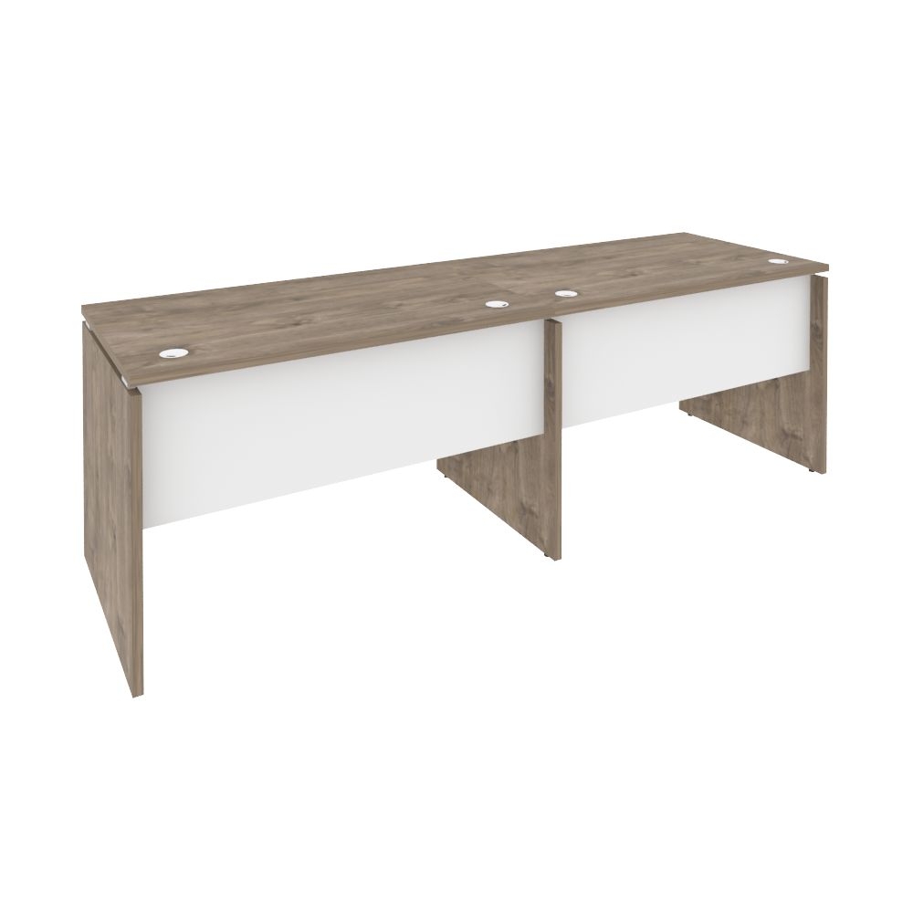 Рабочая станция ONIX O.RS-2.2.7 Тиквуд Темный/Белый