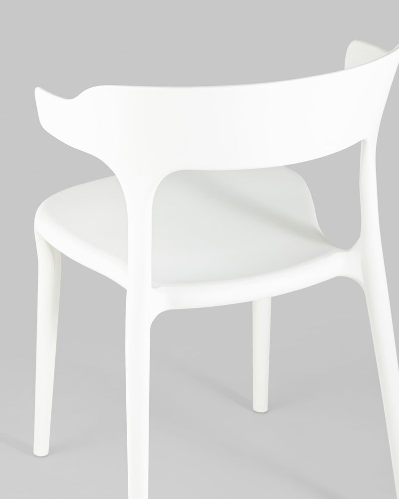 Стул пластиковый Neo с подлокотниками Белый