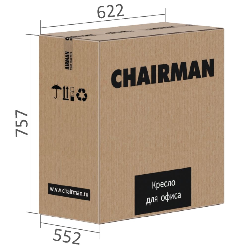 Офисное кресло Chairman 919 Черный