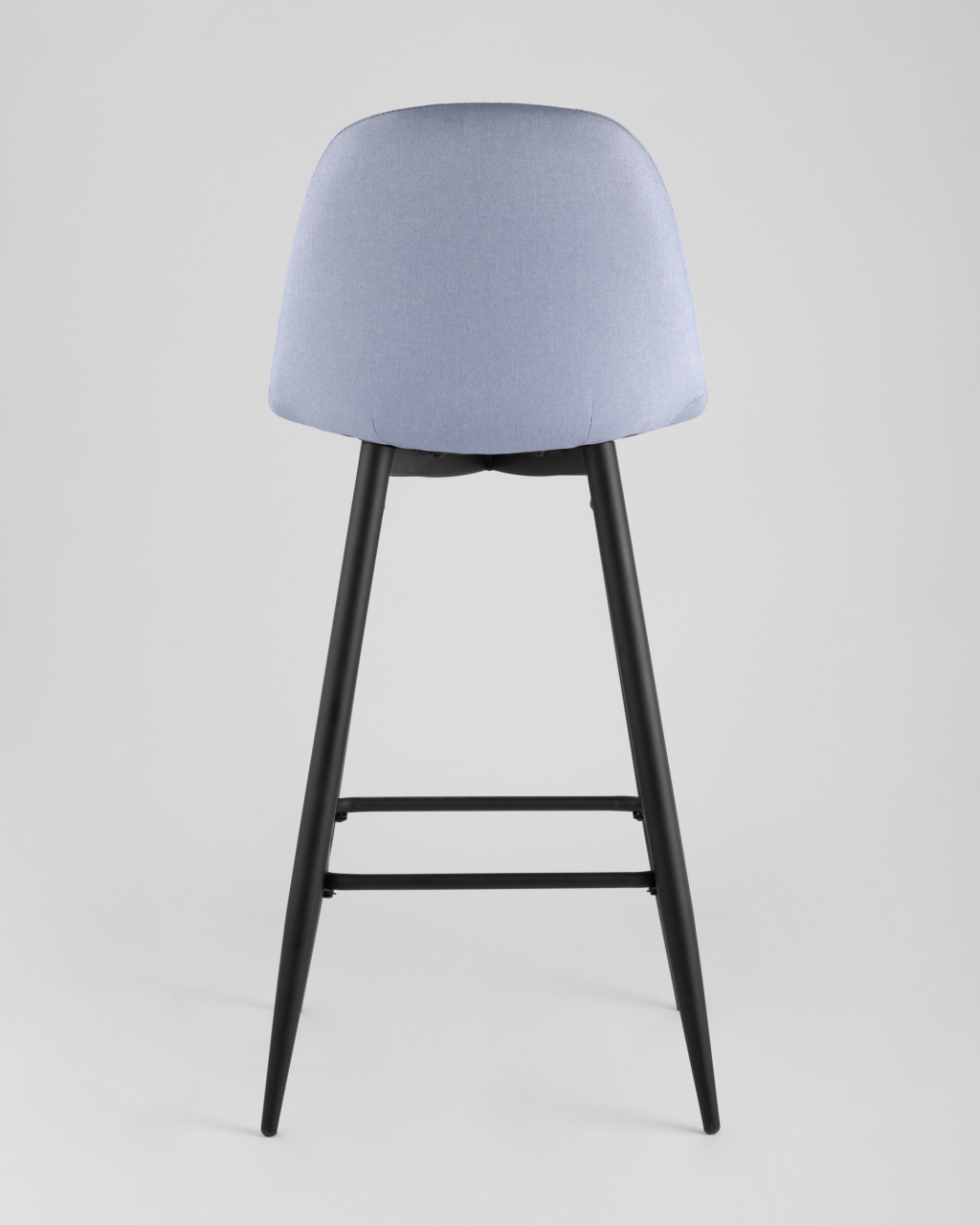 Барный стул Валенсия с удобной спинкой Небесно-голубой